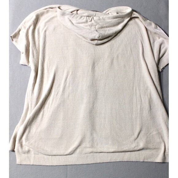 Barefoot Dreams Cozy Chic Ultra Lite Zip Up Hoodie in Almond, size S/M NWT - Picture 2 of 11